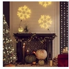 Image de Flocons de neige de Noël avec LED 2 pcs Blanc chaud 38x37 cm