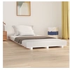Image de Bedframe massief grenenhout wit 90x200 cm824549