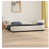 Image de Bedframe massief grenenhout zwart 200x200 cm824562
