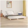 Image de Cadre de lit sans matelas 120x200 cm bois de pin massif
