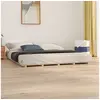 Image de Cadre de lit sans matelas 180x200 cm bois massif de pin