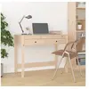 Image de Bureau avec tiroirs 100x50x78 cm Bois massif de pin