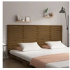 Image de Hoofdbord wandmontage 206x3x91,5 cm grenenhout honingbruin824671