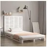 Image de Hoofdbord wandmontage 96x3x91,5 cm massief grenenhout wit824674