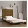 Image de Hoofdbord wandmontage 96x3x91,5 cm grenenhout honingbruin824676