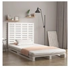 Image de Hoofdbord wandmontage 81x3x91,5 cm massief grenenhout wit824694