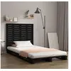 Image de Hoofdbord wandmontage 81x3x91,5 cm massief grenenhout zwart824697