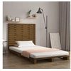 Image de Hoofdbord wandmontage 141x3x91,5 cm grenenhout honingbruin824711
