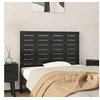 Image de Hoofdbord wandmontage 106x3x63 cm massief grenenhout zwart824717