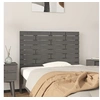 Image de Hoofdbord wandmontage 96x3x63 cm massief grenenhout grijs824725