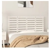 Image de Hoofdbord wandmontage 146x3x63 cm massief grenenhout wit824734