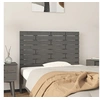 Image de Hoofdbord wandmontage 81x3x63 cm massief grenenhout grijs824745