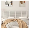 Image de Hoofdbord wandmontage 166x3x63 cm massief grenenhout wit824749