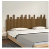 Image de Hoofdbord wandmontage 204x3x80 cm grenenhout honingbruin824781