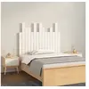 Image de Hoofdbord wandmontage 95,5x3x80 cm massief grenenhout wit824784