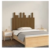 Image de Hoofdbord wandmontage 95,5x3x80 cm grenenhout honingbruin824786