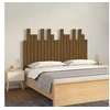 Image de Hoofdbord wandmontage 127,5x3x80 cm grenenhout honingbruin824791