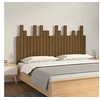 Image de Hoofdbord wandmontage 146,5x3x80 cm grenenhout honingbruin824796