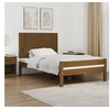 Image de Wandhoofdbord 108x3x60 cm massief grenenhout honingbruin824826