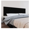 Image de Wandhoofdbord 204x3x60 cm massief grenenhout zwart824832