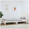 Image de Wandhoofdbord 82,5x3x60 cm massief grenenhout wit824854