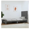 Image de Wandhoofdbord 82,5x3x60 cm massief grenenhout grijs824855