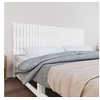 Image de Wandhoofdbord 185x3x60 cm massief grenenhout wit824864