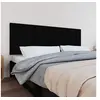 Image de Wandhoofdbord 185x3x60 cm massief grenenhout zwart824867