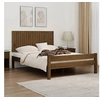 Image de Wandhoofdbord 140x3x60 cm massief grenenhout honingbruin824871