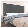 Image de Wandhoofdbord 204x3x90 cm massief grenenhout grijs824880