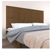 Image de Wandhoofdbord 204x3x90 cm massief grenenhout honingbruin824881