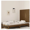 Image de Wandhoofdbord 95,5x3x90 cm massief grenenhout honingbruin824886
