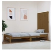 Image de Wandhoofdbord 82,5x3x90 cm massief grenenhout honingbruin824906