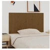Image de Wandhoofdbord 166x3x90 cm massief grenenhout honingbruin824911