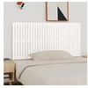 Image de Wandhoofdbord 185x3x90 cm massief grenenhout wit824914