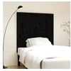 Image de Hoofdbord wandmontage 108x3x110 cm massief grenenhout zwart824927