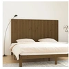 Image de Hoofdbord wandmontage 204x3x110 cm grenenhout honingbruin824931