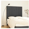 Image de Wandhoofdbord 127,5x3x110 cm massief grenenhout grijs824940