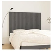 Image de Wandhoofdbord 159,5x3x110 cm massief grenenhout grijs824950