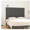 Image de Wandhoofdbord 166x3x110 cm massief grenenhout grijs824960