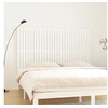Image de Wandhoofdbord 185x3x110 cm massief grenenhout wit824964