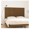 Image de Wandhoofdbord 185x3x110 cm massief grenenhout honingbruin824966