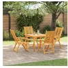 Image de Lot de 4 chaise de bureau GENERIQUE en bois non pliable H. 90 cm exterieur