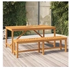 Image de Banc de jardin 150 cm bois massif d'acacia 362238
