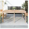 Image de Table de jardin 159,5x82,5x76 cm bois massif de pin 823976