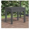 Image de Banc de jardin gris 50x44x45 cm bois massif de pin 823992