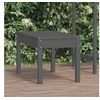 Image de Banc de jardin gris 80x44x45 cm bois massif de pin 823999