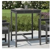 Image de Table de jardin gris 82,5x82,5x110 cm bois massif de pin 824083