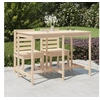 Image de Table de jardin 159,5x82,5x110 cm bois massif de pin 824095