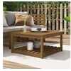 Image de Table de jardin marron miel 82,5x82,5x45 cm bois massif de pin824144